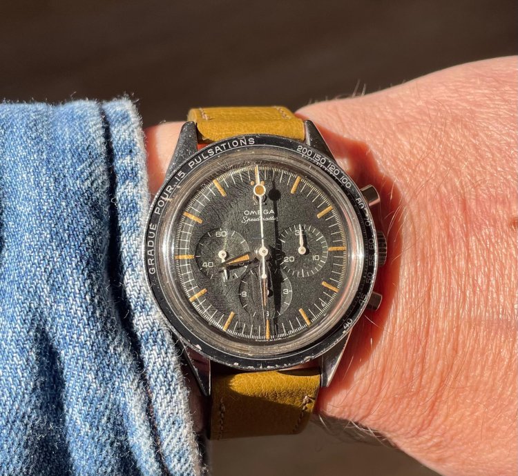 Omega Speedmaster 2998-4 From 1961 With Lollipop Hand And Pulsometer Bezel