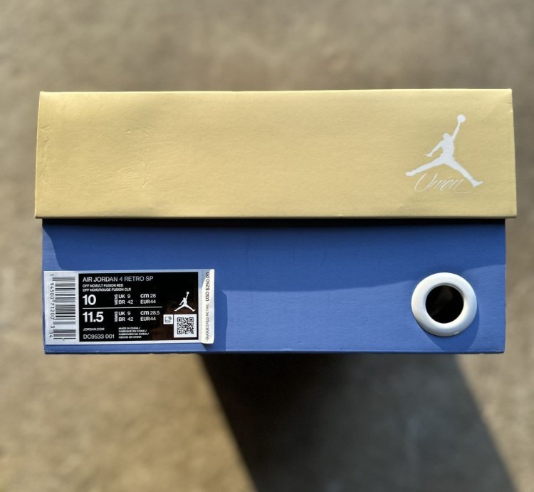 Air Jordan 4 Union La Off Noir