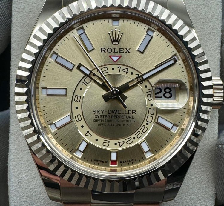 Rolex Sky-dweller Champagne Dial Unworn