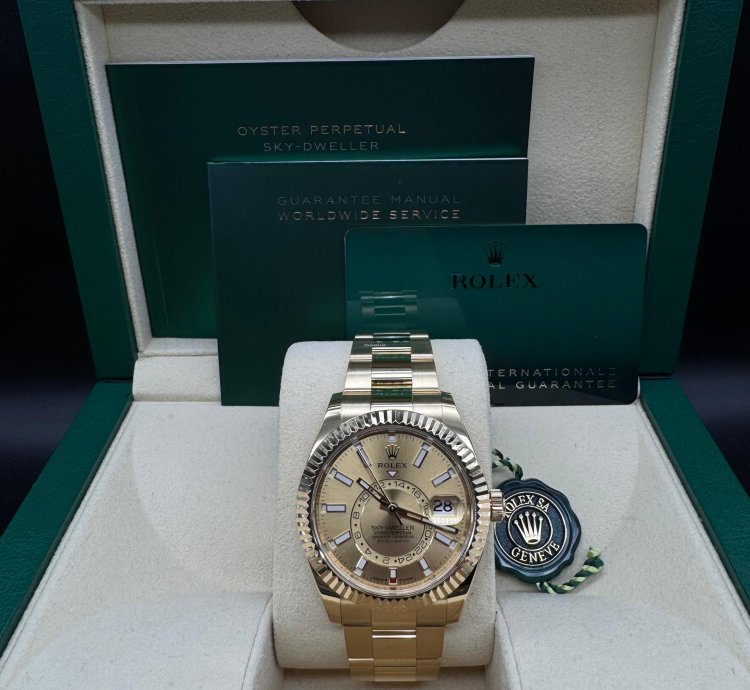 Rolex Sky-dweller Champagne Dial Unworn
