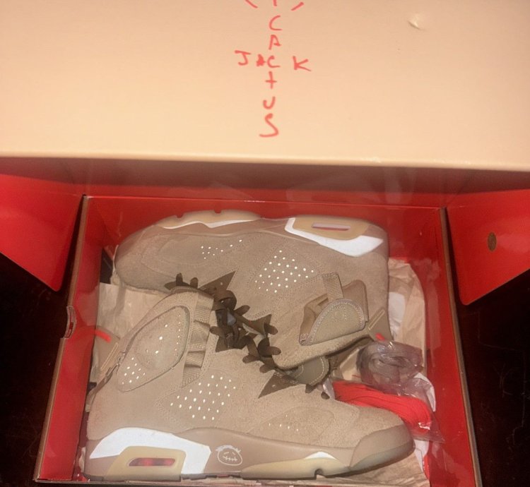 Air Jordan 6 Retro Travis Scott British Khaki