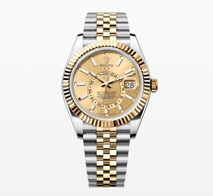Rolex Sky-dweller Champagne Index Dial Unworn