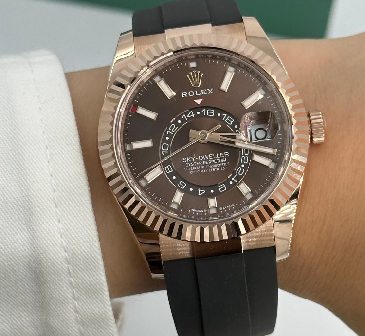 Rolex Sky-dweller Choc