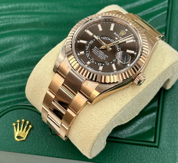 Rolex Sky-dweller Choc Oys