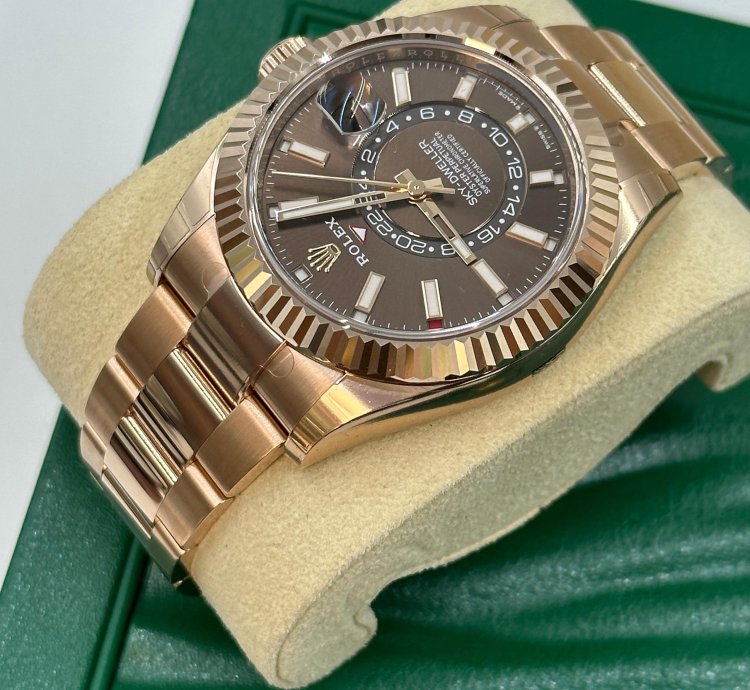 Rolex Sky-dweller Choc Oys