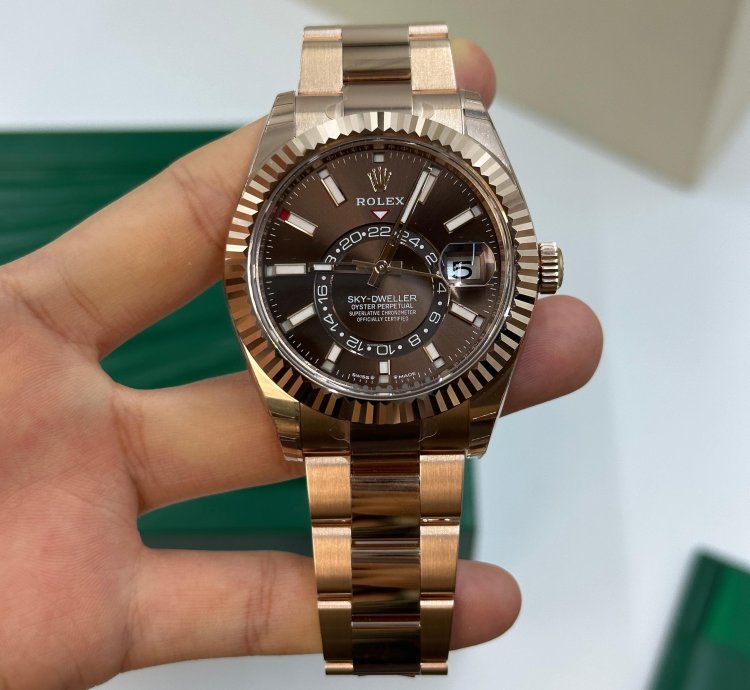 Rolex Sky-dweller Choc Oys