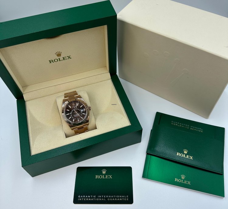 Rolex Sky-dweller Choc Oys
