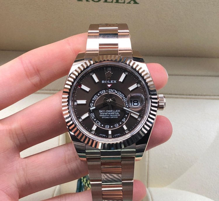 Rolex Sky-dweller Chocolate