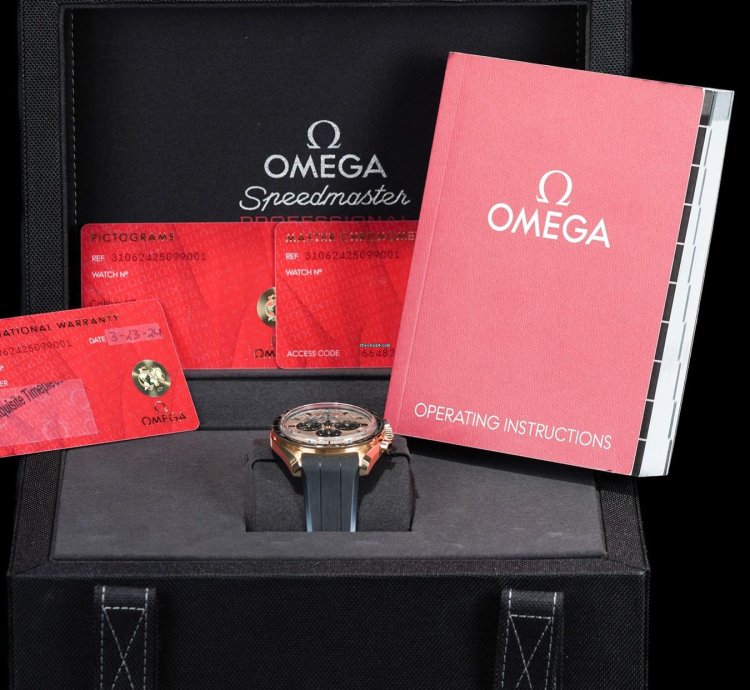 Omega Speedmaster 310 62 42 50 99 001 Speed Master Moonshine Gold
