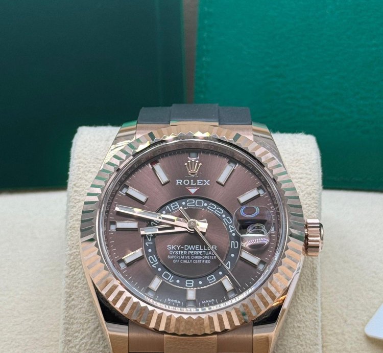 Rolex Sky-dweller Chocolate Dial 42mm 336235