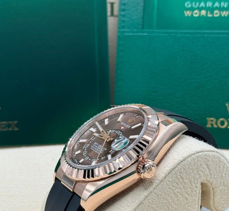 Rolex Sky-dweller Chocolate Dial 42mm 336235