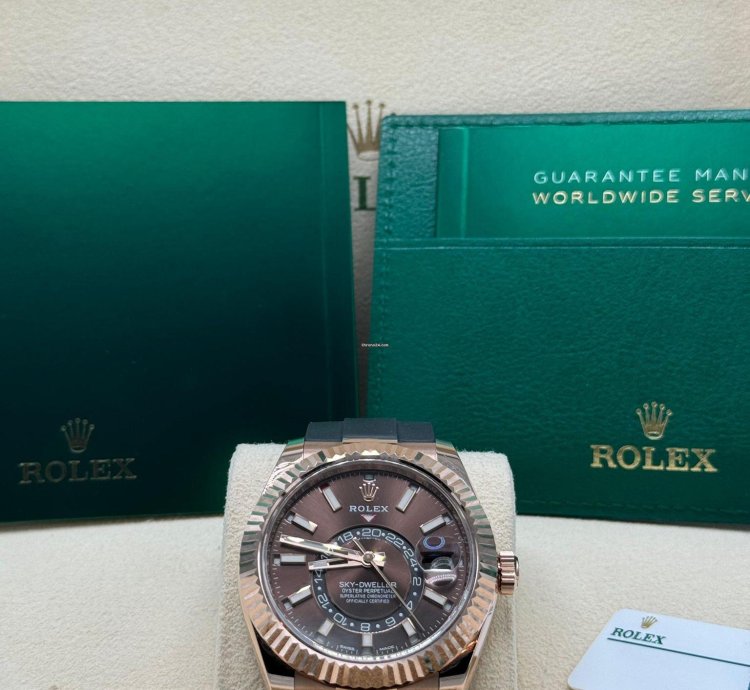 Rolex Sky-dweller Chocolate Dial 42mm 336235