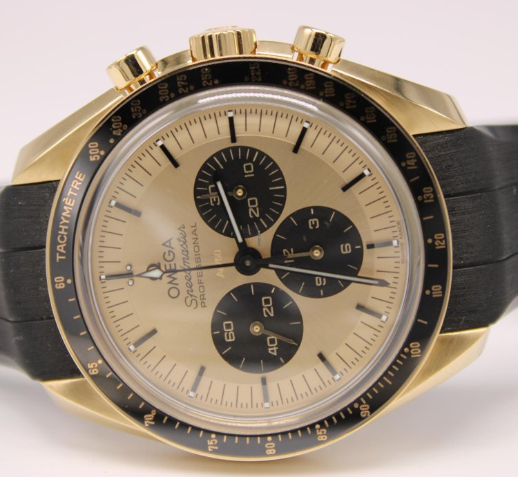 Omega Speedmaster 31062425099001 Yellow Gold Full Set Like New