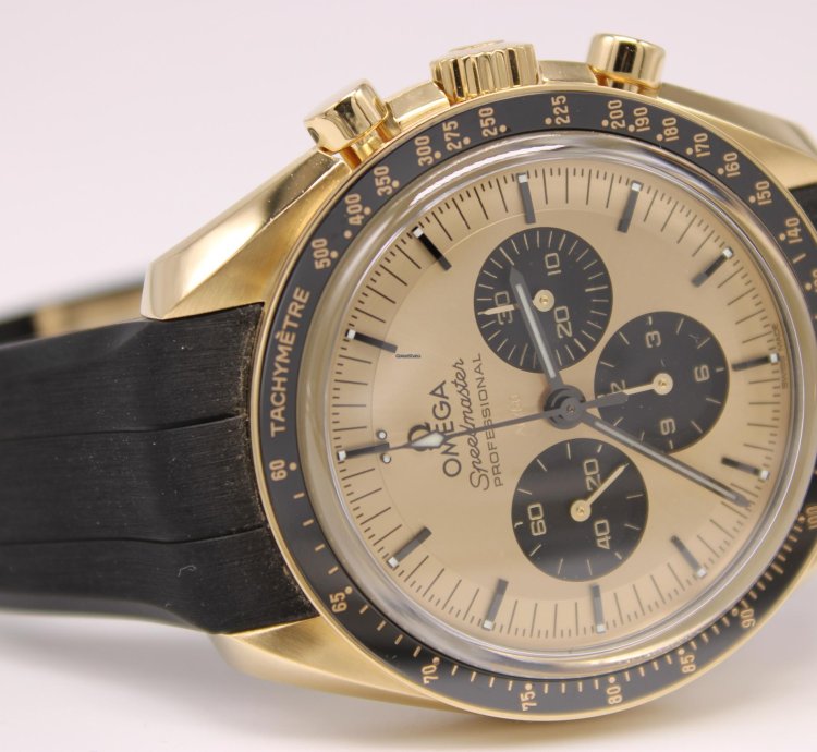 Omega Speedmaster 31062425099001 Yellow Gold Full Set Like New