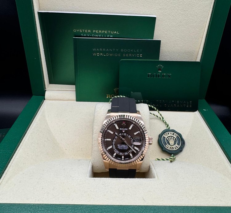 Rolex Sky-dweller Chocolate Dial Unworn