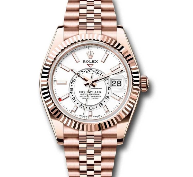 Rolex Sky-dweller Everose Gold - Jubilee