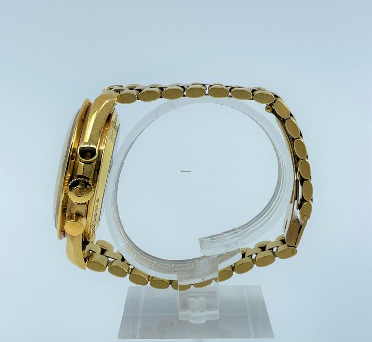 Omega Speedmaster 345 0802 Speedmaster Apollo Xi 18k Yellow Gold Chronograph box Archive