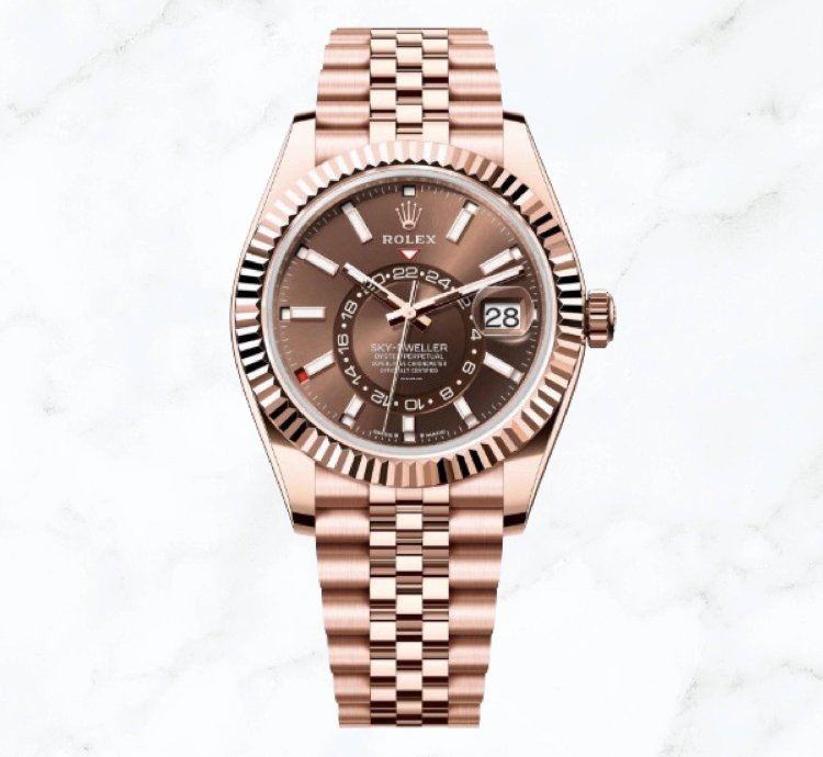 Rolex Sky-dweller Everose Gold Brown Dial 336935 new Unworn
