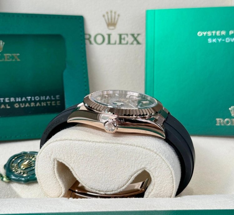 Rolex Sky-dweller Everose Gold Chocolate Dial 2024