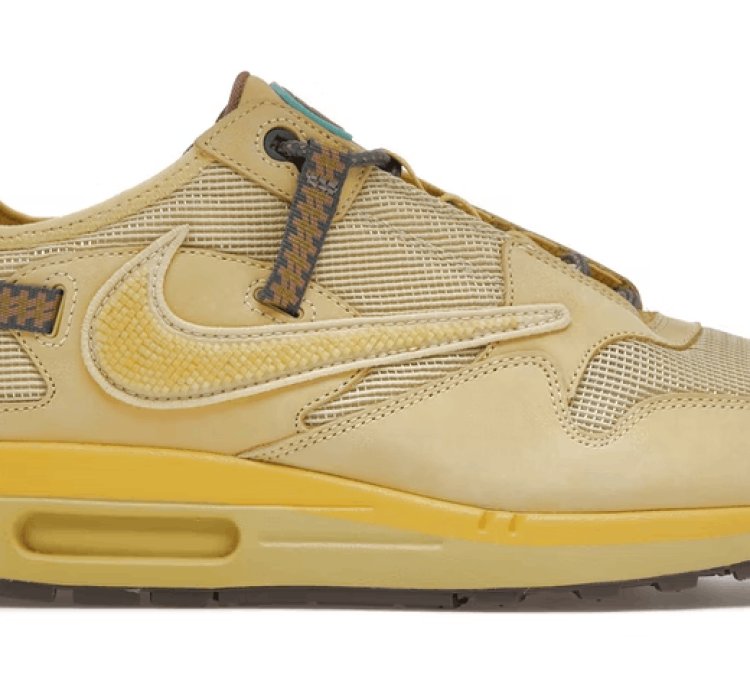 Air Max 1 Travis Scott Cactus Jack Saturn Gold