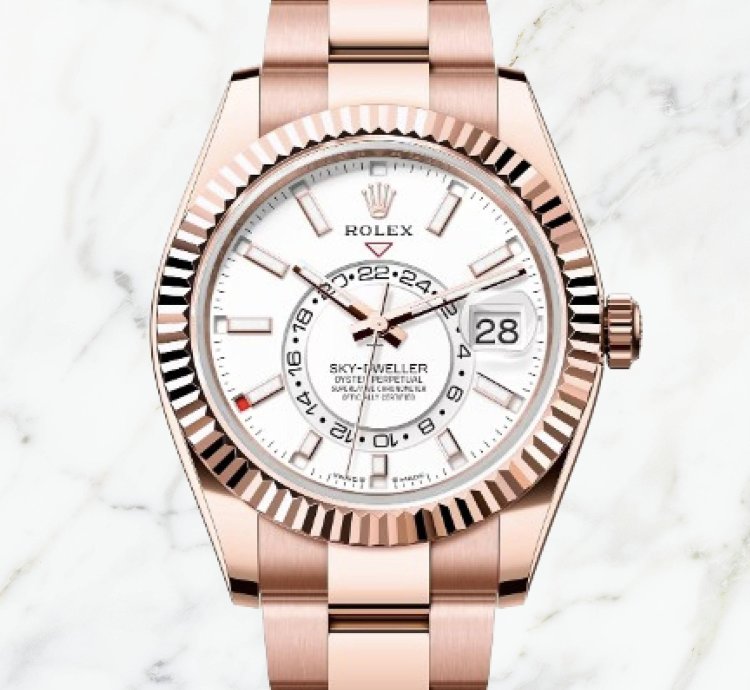 Rolex Sky-dweller Everose Gold White Dial 336935 new Unworn