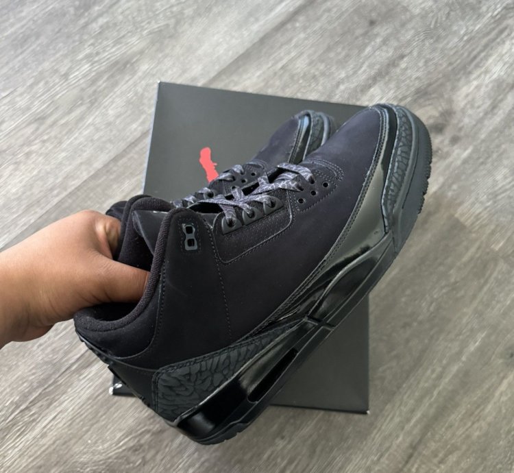 Aj3 Air Jordan 3 Retro Black Cat 2025 Sneakers Size 11