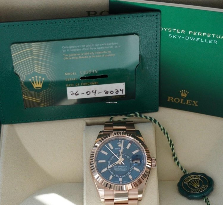 Rolex Sky-dweller Full Set Box Papers Manuals