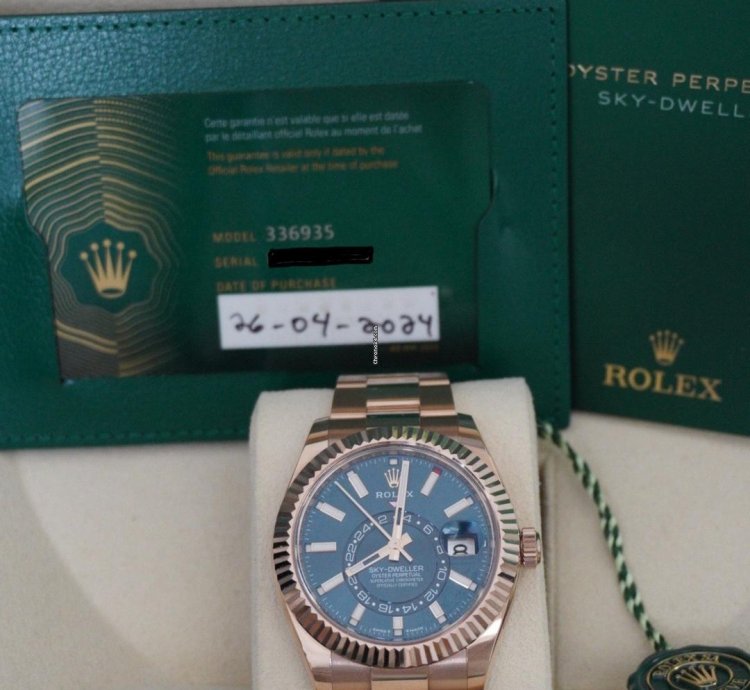 Rolex Sky-dweller Full Set Box Papers Manuals