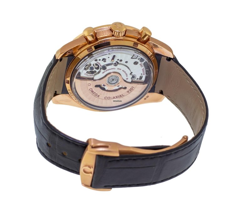 Omega Speedmaster 44 25mm Rose Gold Black Index Dial 311 63 44