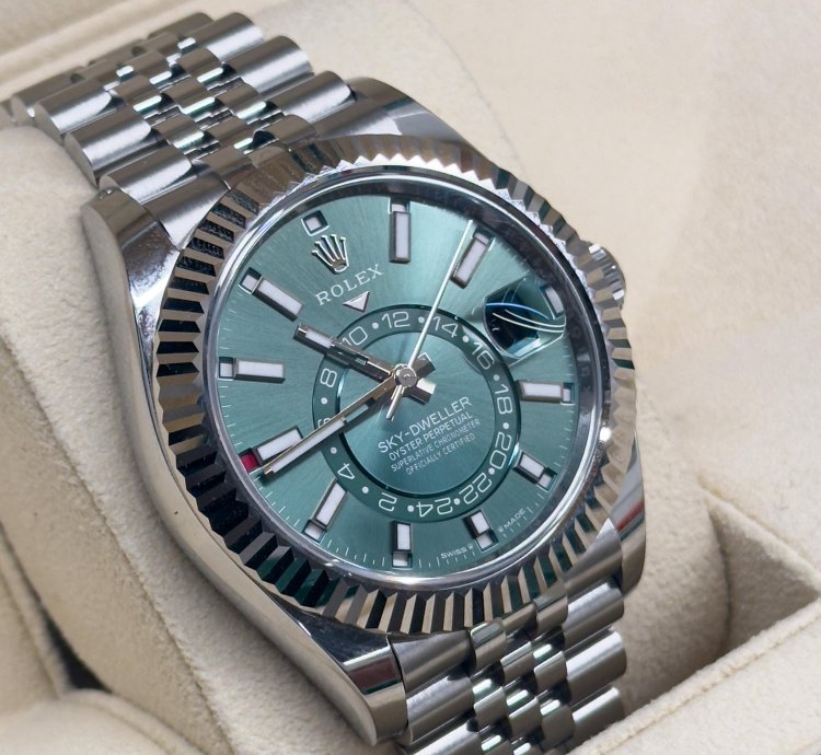 Rolex Sky-dweller Green Dial 2024