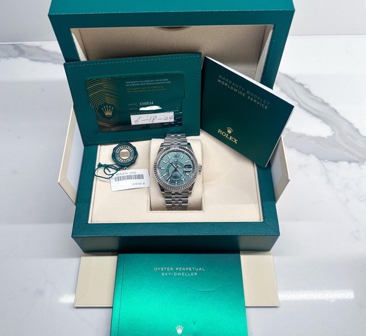 Rolex Sky-dweller Green Dial 2024