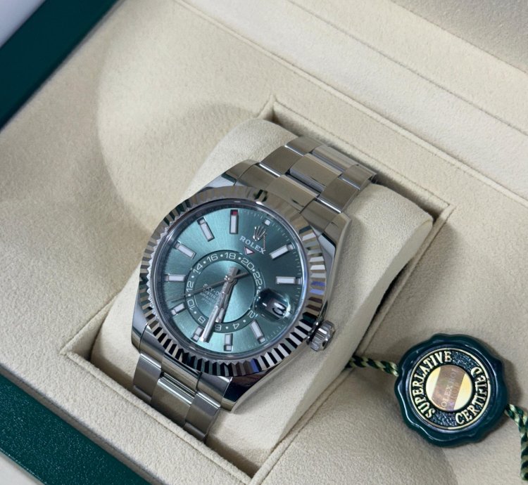 Rolex Sky-dweller Green Dial 336934 Oyster Bracelet New 2023