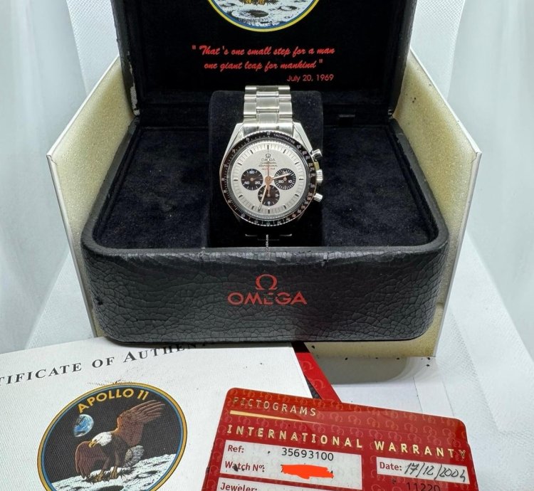 Omega Speedmaster Apollo 11 35th Anniversary Full Set