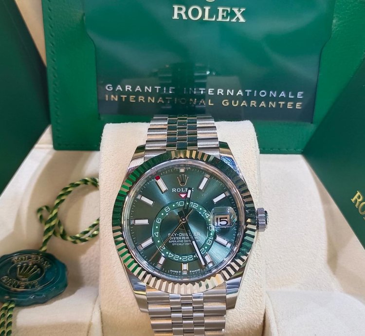 Rolex Sky-dweller Green Dial Full Set