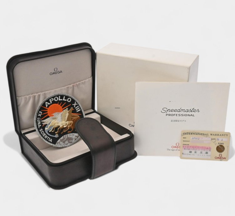 Omega Speedmaster Apollo 13 25th Anniversary 3595 52 Limited Steel 42mm Box Papers