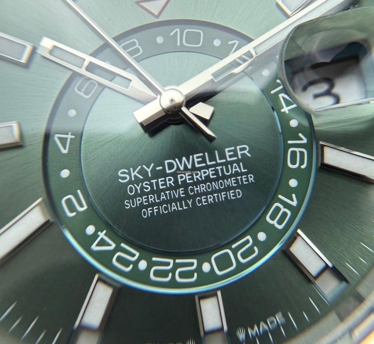 Rolex Sky-dweller Green Dial M336934-0002