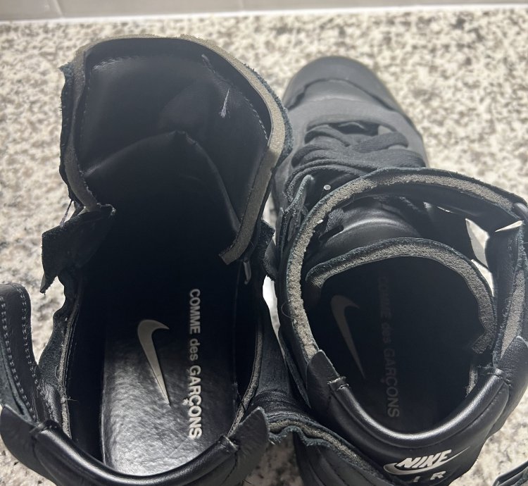 Cdg Air Force 1 black