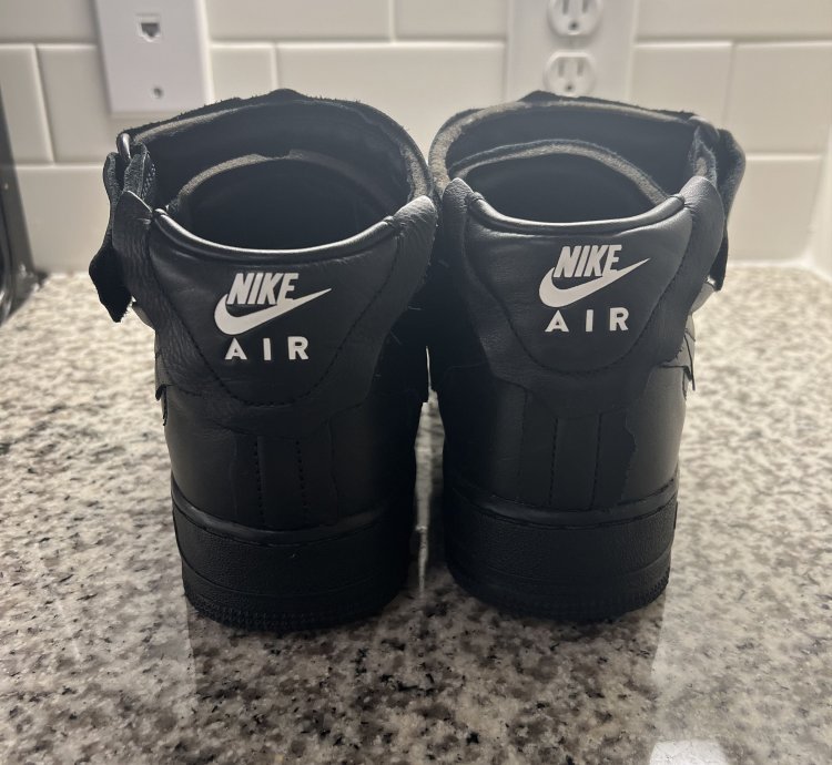 Cdg Air Force 1 black