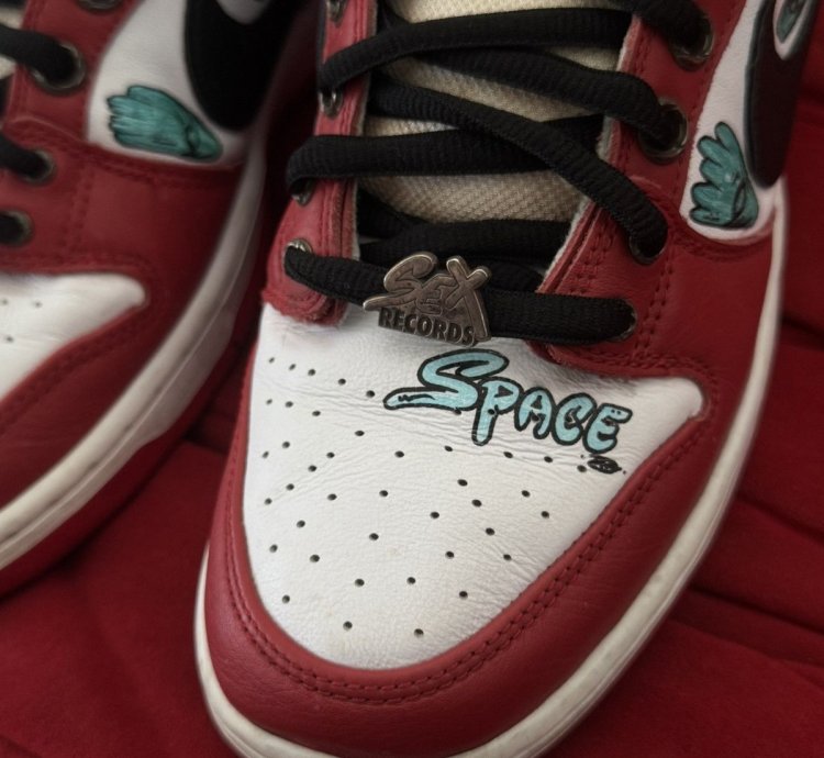 Chrome Hearts Nike Matty Boy Hand Drawn Lowtop Dunk Sneakers
