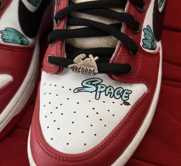 Chrome Hearts Nike Matty Boy Hand Drawn Lowtop Dunk Sneakers