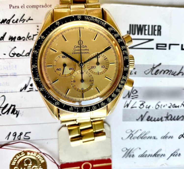 Omega Speedmaster Apollo Unique Complete Set 345 0802