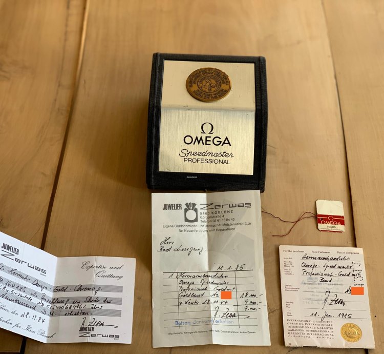 Omega Speedmaster Apollo Unique Complete Set 345 0802