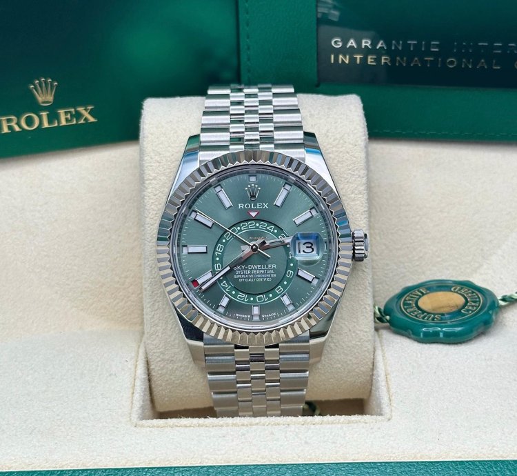 Rolex Sky-dweller Green Jubilee