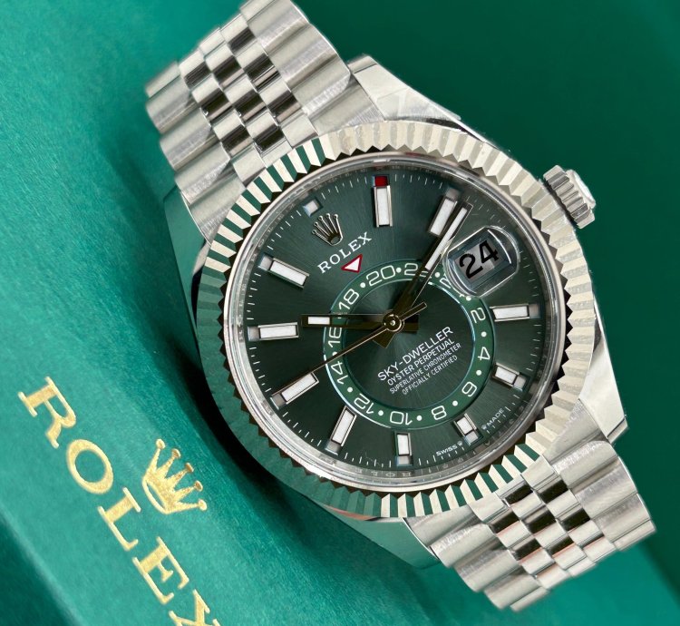 Rolex Sky-dweller Green Mint Dial - Ref 336934 - New 2025
