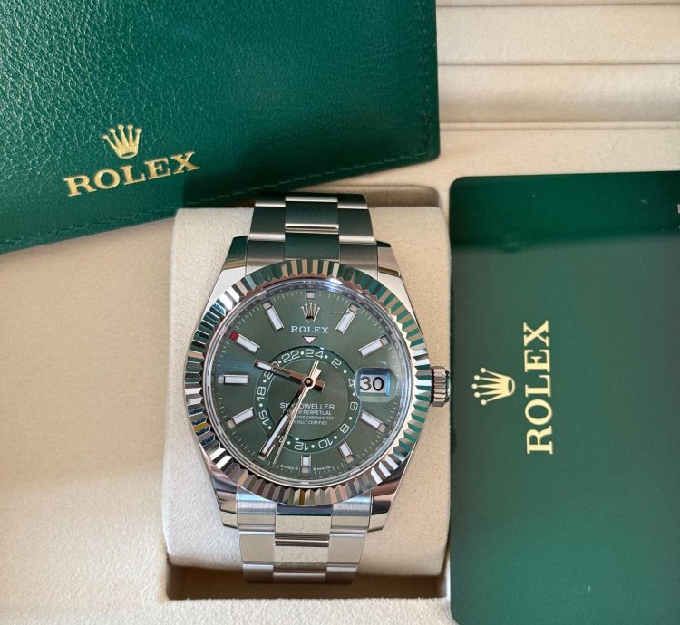 Rolex Sky-dweller Green New 2025