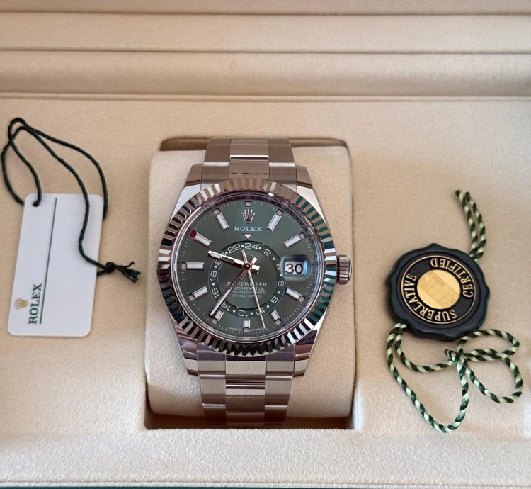 Rolex Sky-dweller Green New 2025