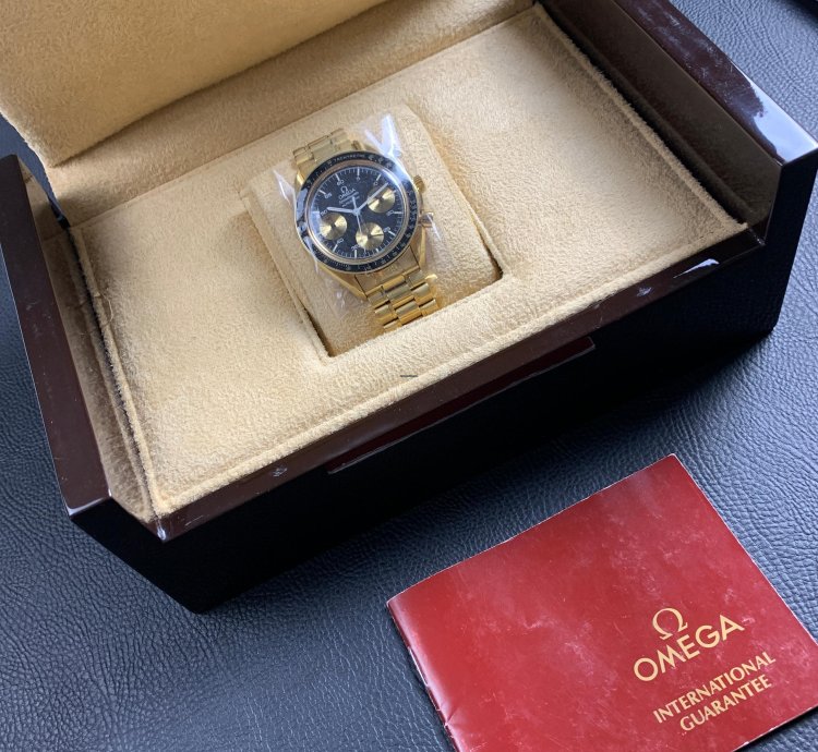 Omega Speedmaster Automatic Chronograph In Yellow Gold 3112 50 00