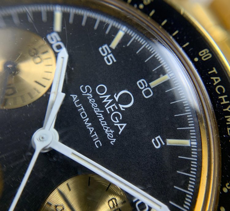 Omega Speedmaster Automatic Chronograph In Yellow Gold 3112 50 00