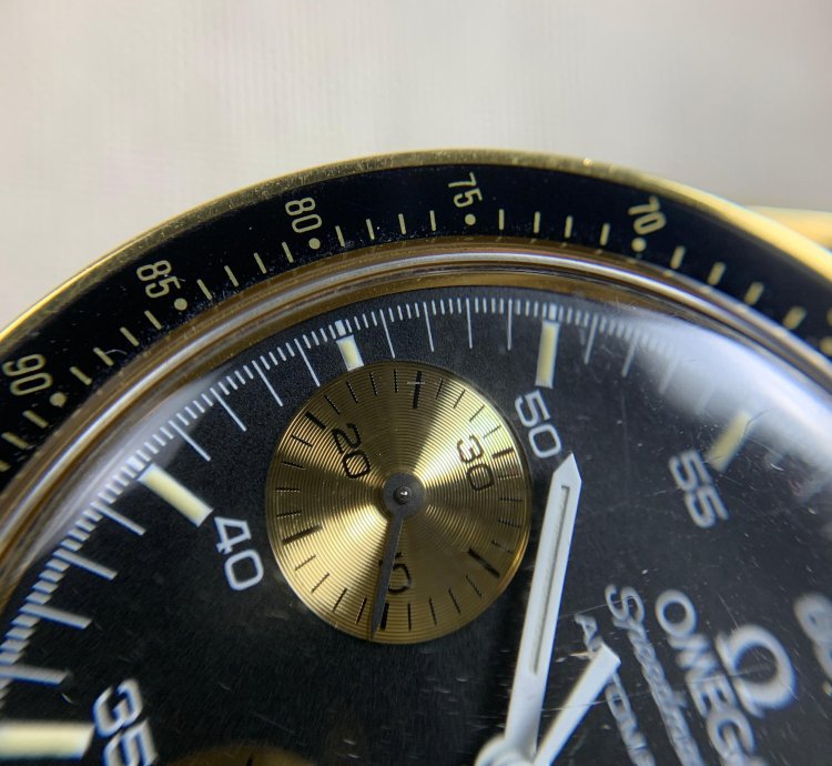 Omega Speedmaster Automatic Chronograph In Yellow Gold 3112 50 00