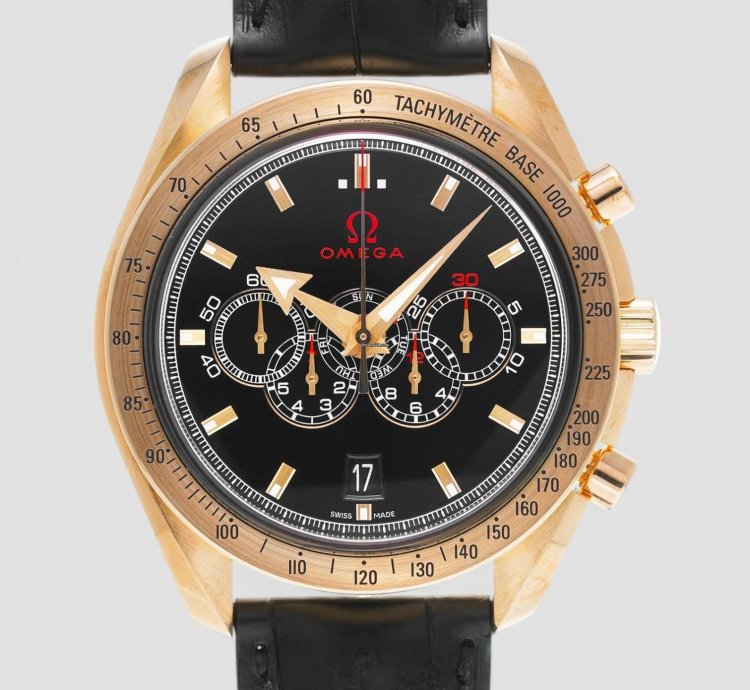 Omega Speedmaster Broad Arrow 18k Red Gold Speedmaster Olympic Limited Edition Watch
